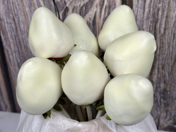 White Chocolate Covered Strawberries